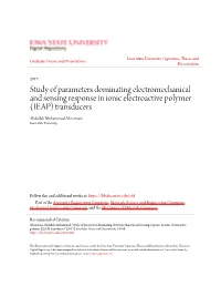 Study of Parameters Dominating Electromechanical and Sensing