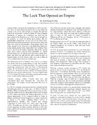 The Lock That Opened an Empire
