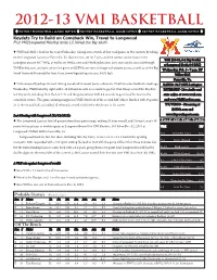 12-13 Bkb Game Notes