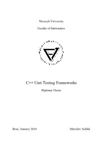 2.5 the Unit Test Framework (UTF)