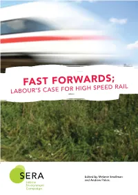 The Environmental Case for High Speed Rail