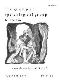 The Grampian Speleological Group Bulletin