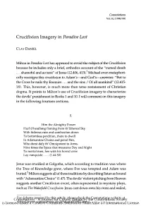 Crucifixion Imagery in Paradise Lost