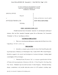 In the United States District Court for the Eastern District of Texas Marshall Division