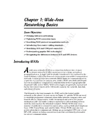 Wide-Area Networking Basics
