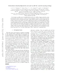Generalised Velocity-Dependent One-Scale Model for Current-Carrying Strings