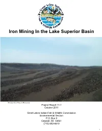 Iron Mining in the Lake Superior Basin