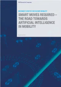 Smart Moves Required—The Road Towards Artificial Intelligence In