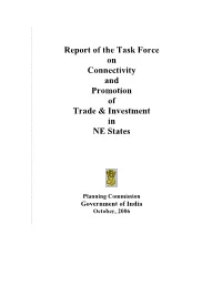 Task Force on Connectivity and Promotion of Trade & Investment In
