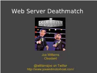 Web Server Deathmatch