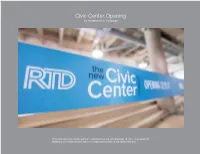 Civic Center Opening 2G Comprehensive Campaign