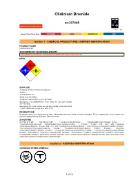 Clidinium Bromide