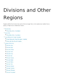 Divisions and Other Regions