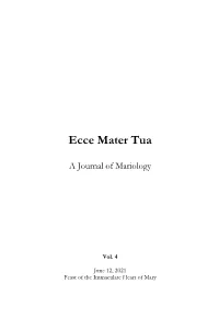 Ecce Mater Tua