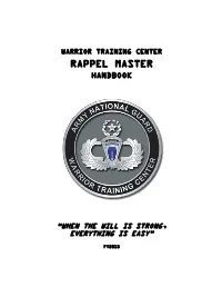 Rappel Master Handbook