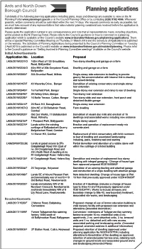 Planning Applications