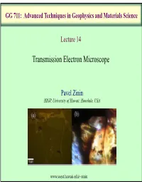 Transmission Electron Microscope
