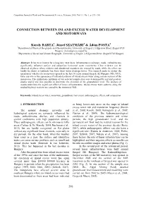 Connection Between Inland Water Development And