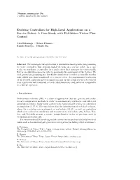Evolving Controllers for High-Level Applications on a Service Robot: a Case Study with Exhibition Visitor Flow Control