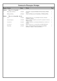 Sommario Rassegna Stampa
