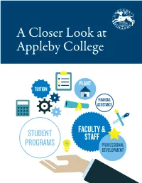 A Closer Look at Appleby College