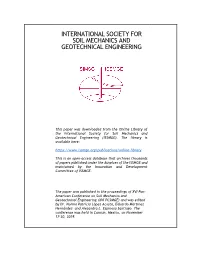 Downloaded from the Online Library of the International Society for Soil Mechanics and Geotechnical Engineering (ISSMGE)