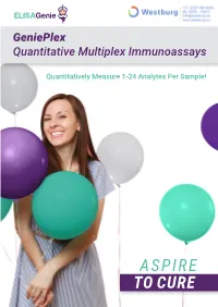 Genieplex Quantitative Multiplex Immunoassays