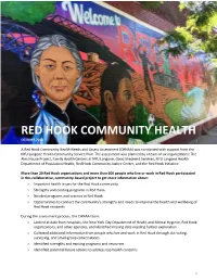 Red Hook Community Health October 2018