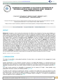 (Region El Hajeb - Ifrane) by Several Methods Using Gis