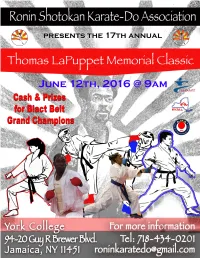 2016 Thomas Lapuppet Memorial Classic