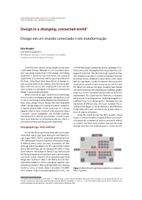 Design in a Changing, Connected World1
