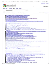 Googletest - Tips and Frequently-Asked Questions About Google C++ Testing Framework - Google C++ Testing Framework - Google Project Hosting