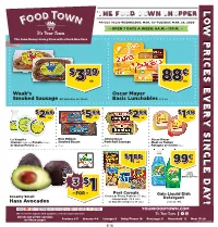 L O W Prices Every Single Da Y!