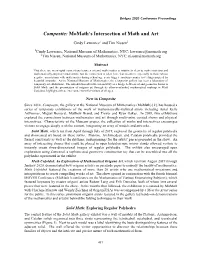 Momath's Intersection of Math And