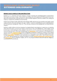 Rebuilding Downtown Beirut Extended Bibliography