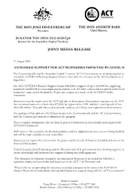 Treasurer Press Release