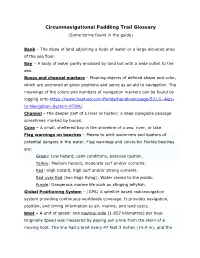 Circumnavigational Paddling Trail Glossary (Some Terms Found in the Guide)