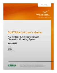DUSTRAN 2.0 User's Guide