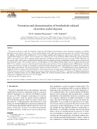Formation and Characterization of Borohydride Reduced Electroless Nickel Deposits