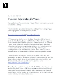Funcom Celebrates 25 Years!