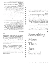 (PDF) Something More Than Just Survival by Janet