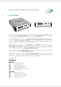 Μstat 4000P Multi Potentiostat