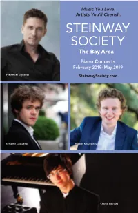 Steinway Society 2018-2019 Program