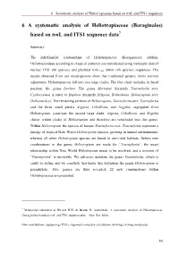 Boraginales) Based on Trnl and ITS1 Sequence Data7