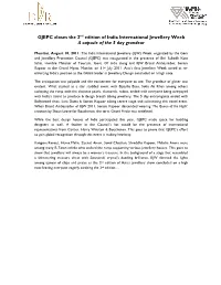GJEPC Closes the 2Nd Edition of India International Jewellery Week a Capsule of the 5 Day Grandeur