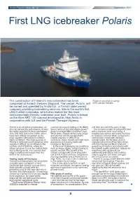 LNG Icebreaker Polaris Completed