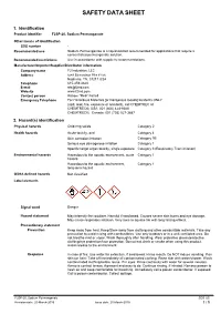 Safety Data Sheet