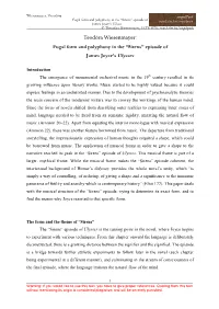 “Sirens” Episode of James Joyce's Ulysses
