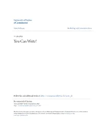 You Can Write!