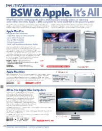 Apple Mac Pro Apple Mac Mini All-In-One Apple Imac Computers